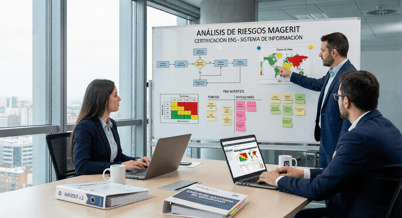 Análisis riesgos MAGERIT certificación ENS sistema información