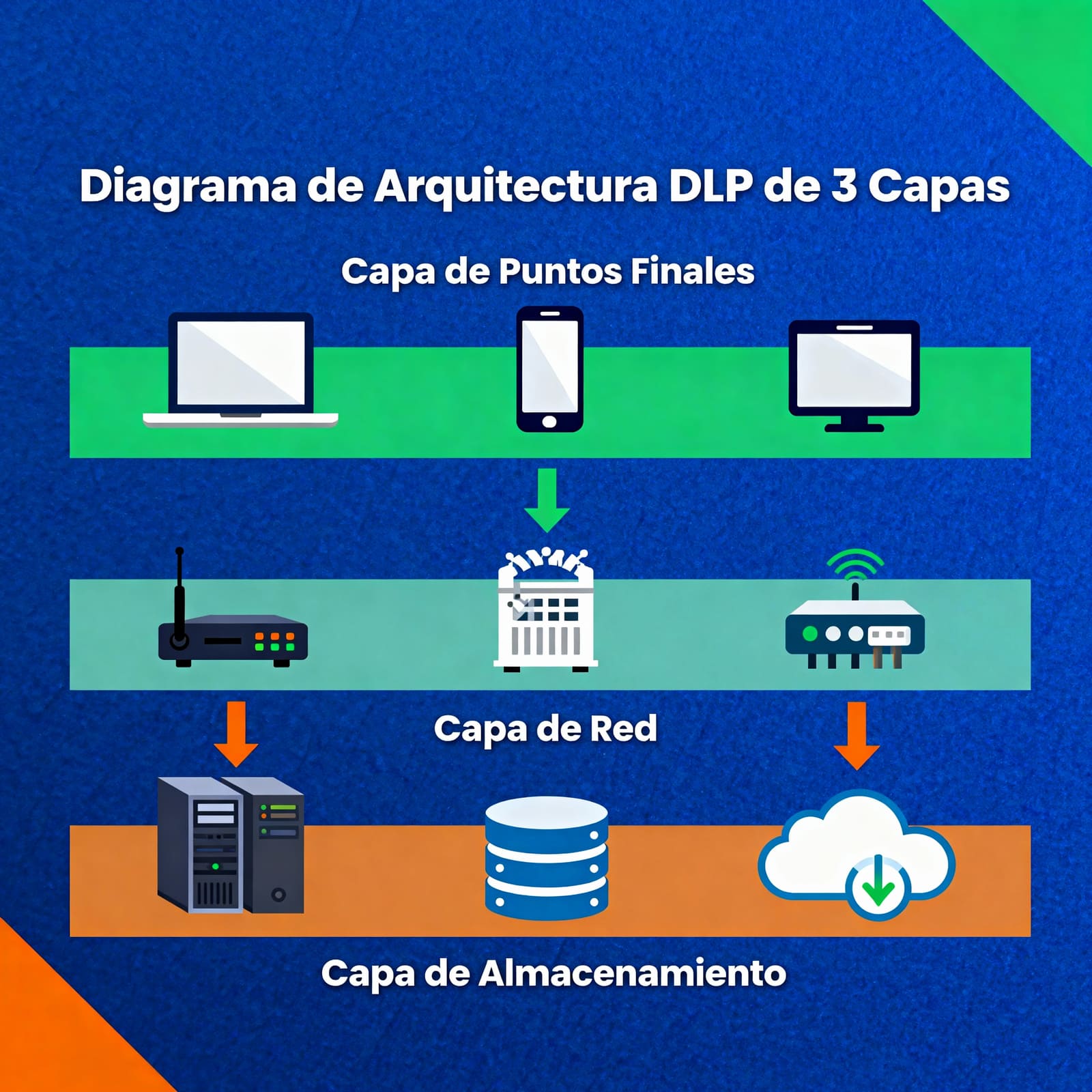 Diagrama arquitectura DLP 3 capas