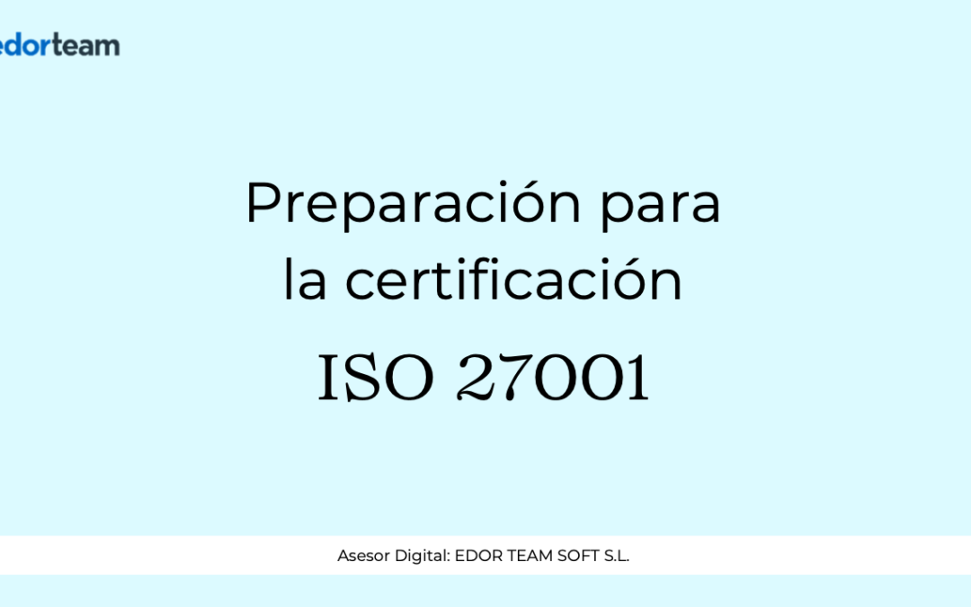 Formación dirigida a Responsables de Seguridad y directores de proyecto ISO 27001