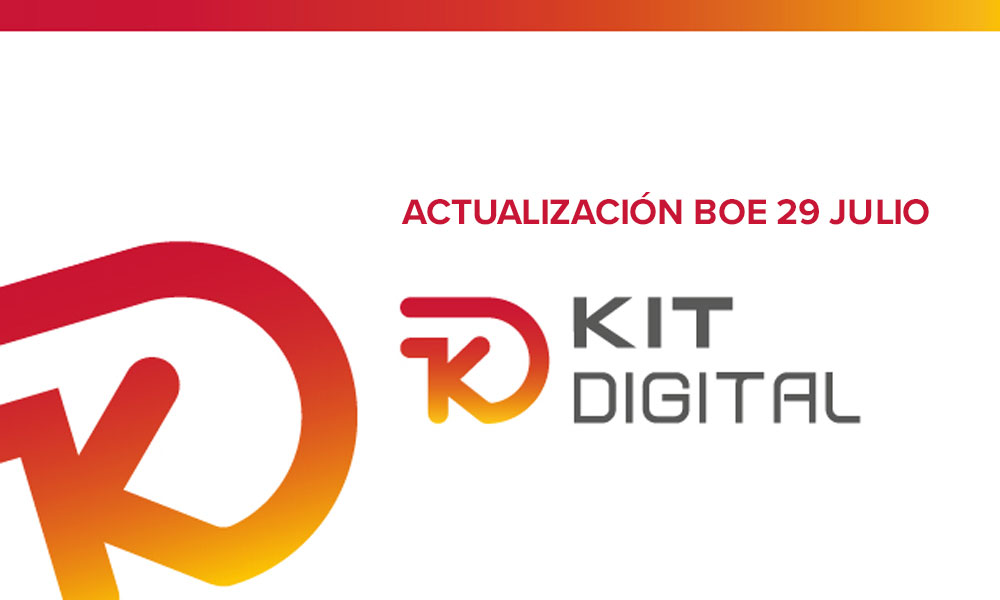 Nuevo BOE sobre el Kit Digital: se amplían categorías, beneficiarios y aclaran dudas