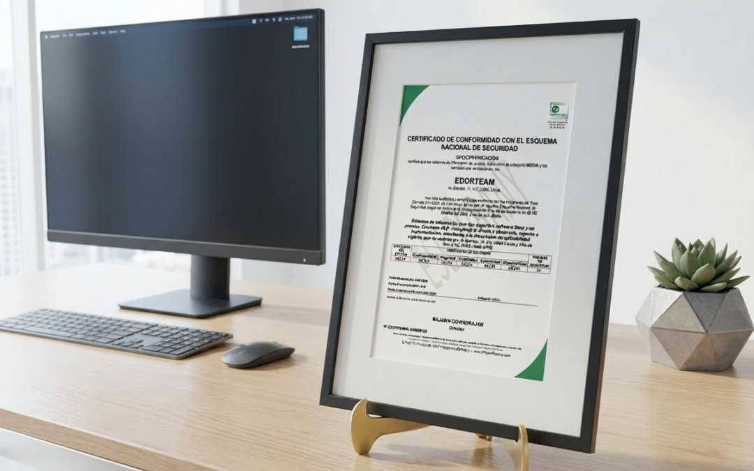 Edorteam obtiene la certificación del Esquema Nacional de Seguridad (ENS)
