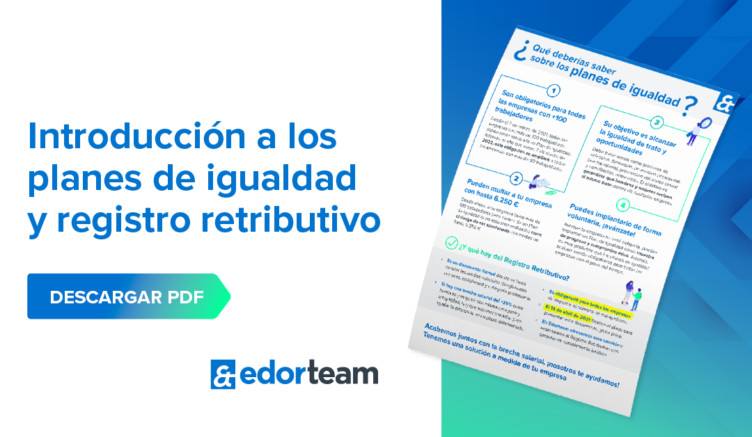 Infografía Planes de Igualdad
